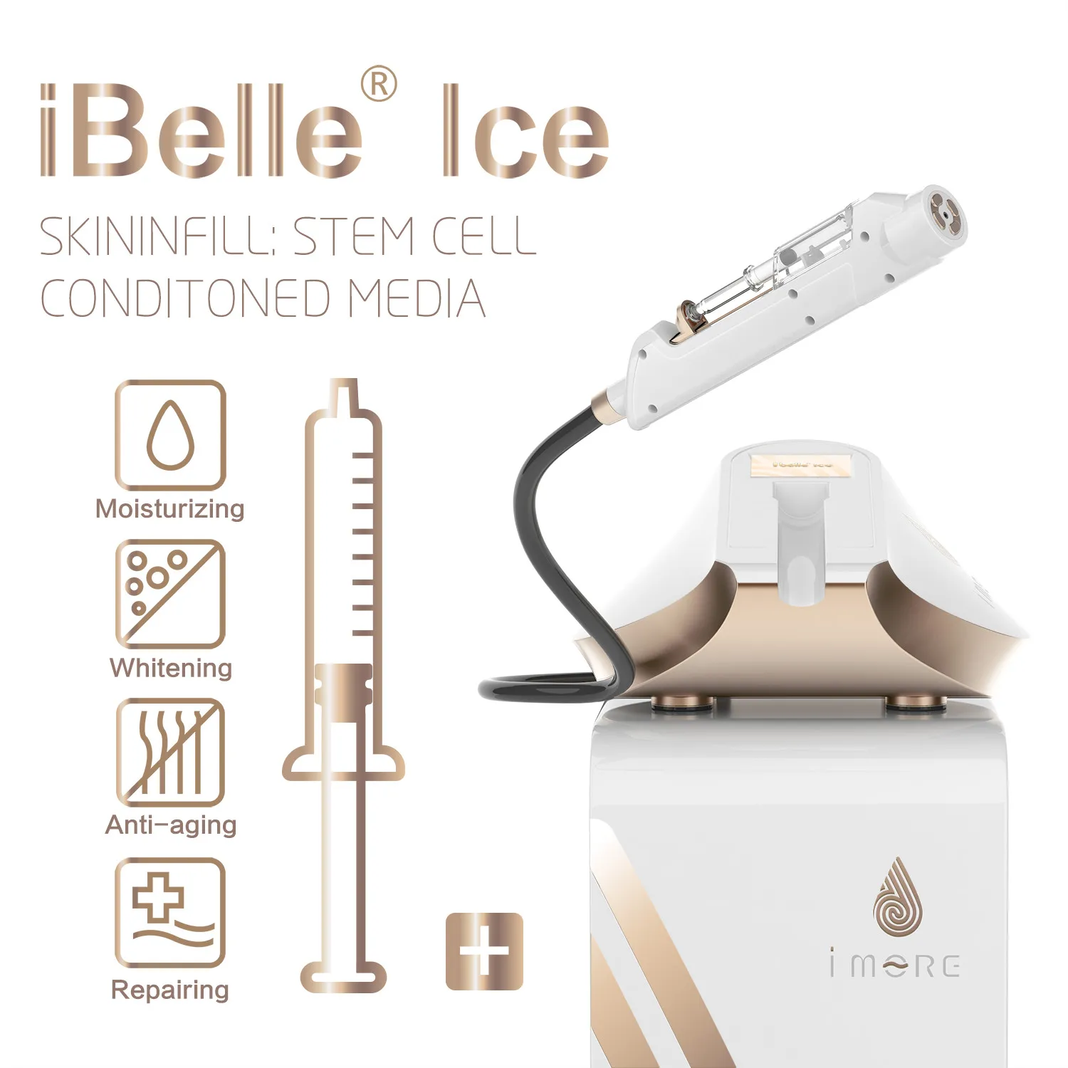 2022 г. iBelle Ice мезотерапия без игл охлаждающая радиочастотная машина для подтяжки кожи лифтинга