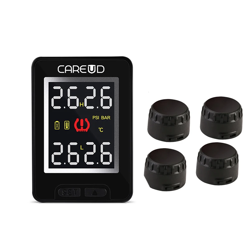 CAREUD TPMS U912WF для Toyota беспроводной индикатор давления в шинах 4X внешний датчик системы контроля давления в шинах