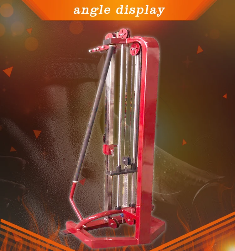 Commercial Gym equipment  pin selection strength machine  world fitness Dual Cable Adjustable cable crossover machine