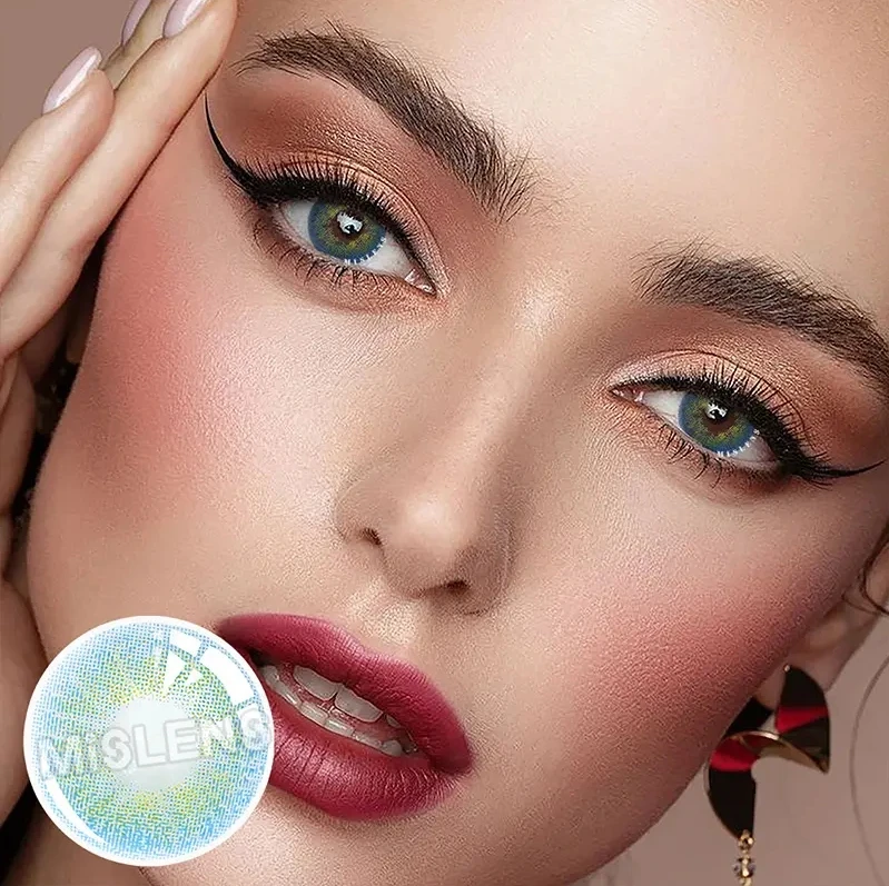 Wholesale Cheap 5Tone Colored Contact Lens Soft Colored Eye Fresh Eye Look Contact Lenses