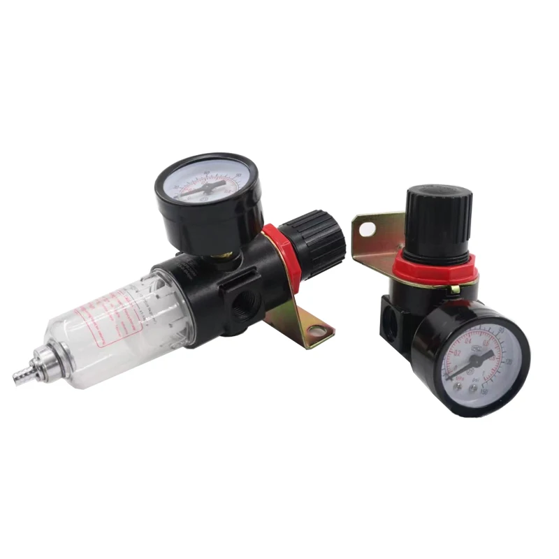 Airtac Type AFR2000 BFR2000 3000 4000 Filter Regulator Pneumatic Pressure Reduce Air Treatment Regulator Gauge