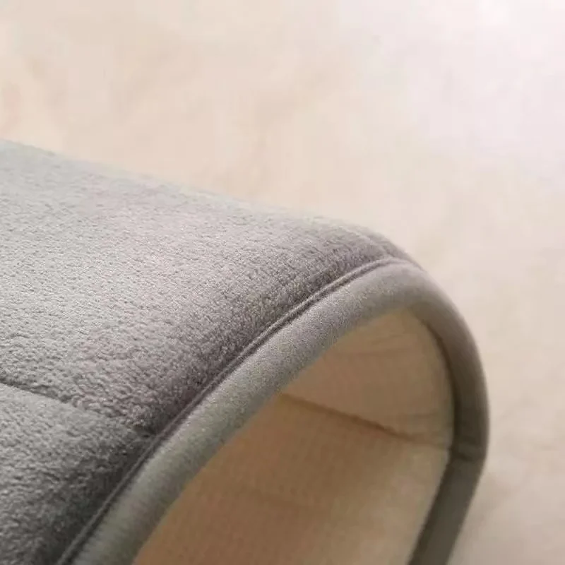 Водопоглощающий водопоглощающий ворсистый коврик из твердого полиэстера SBR, латексная задняя противоскользящая подушка для туалета, коврики для ванной