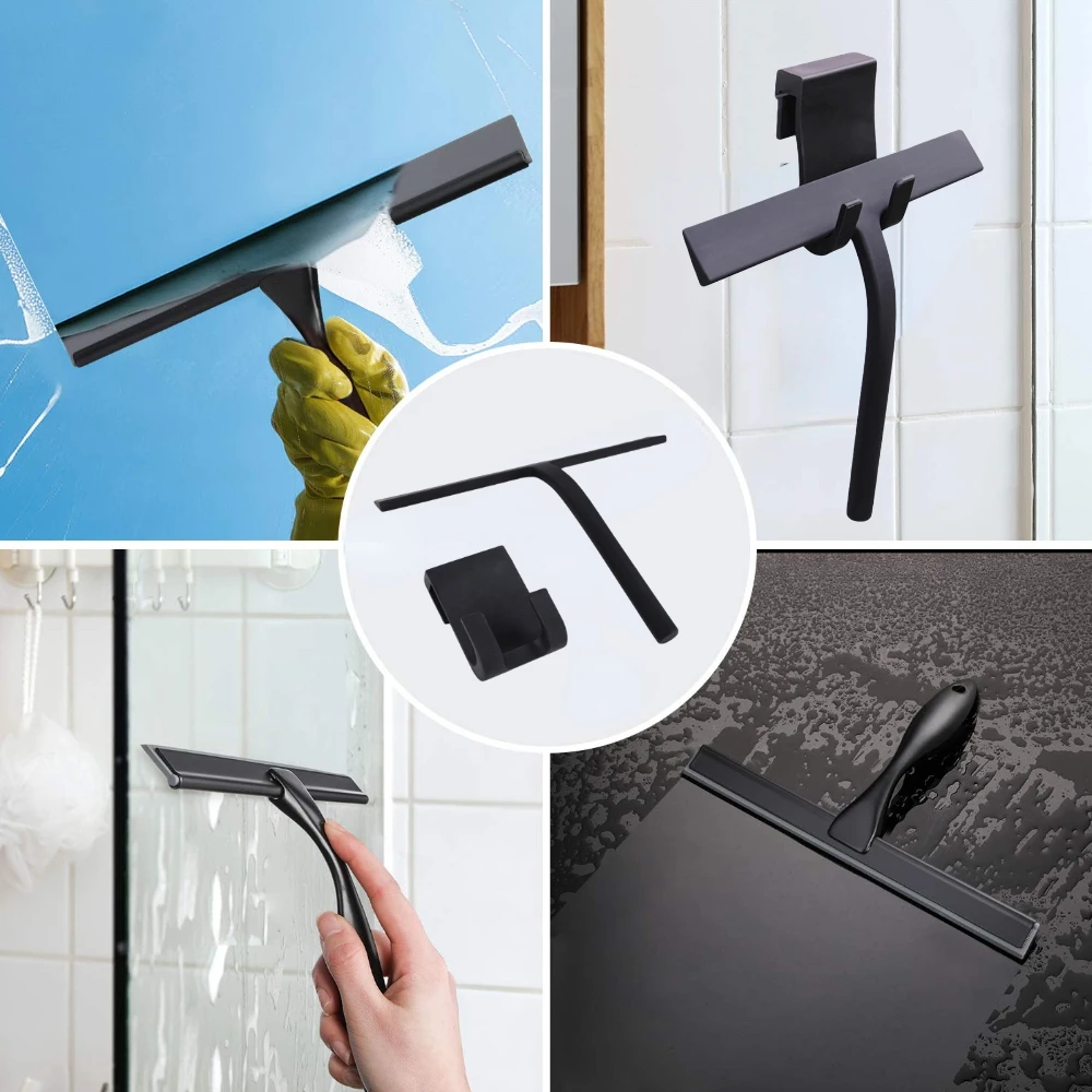 Hotel bathroom floor wiper silicone for  bathroom tile silicone scraper Shower Squeegee 11 inches