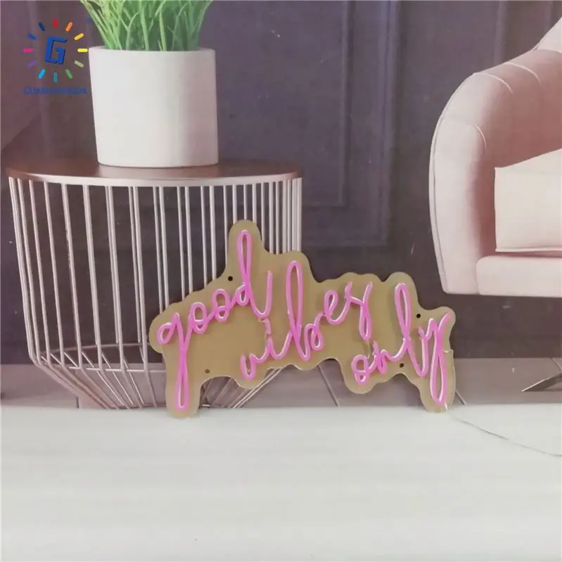 Wholesale Glow Neon Sign Keychain 2024