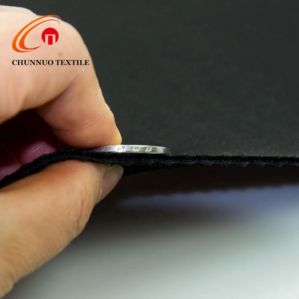 Chunnuo Textile Sandwich Scuba Knitted Fabric 75D polyester Spandex Plain Dyed Scuba 3D Sandwich Fabric