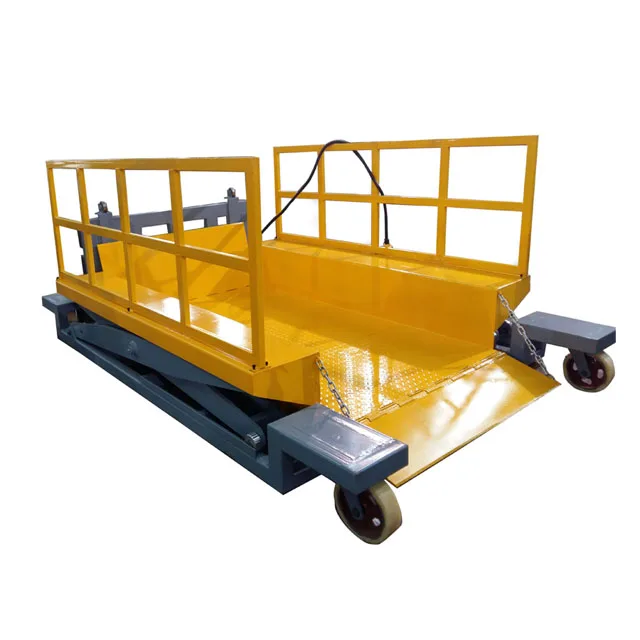 Zhongxiang Supplier Customized 1000Kg Mobile Hydraulic Lift Platform Connected With Truck