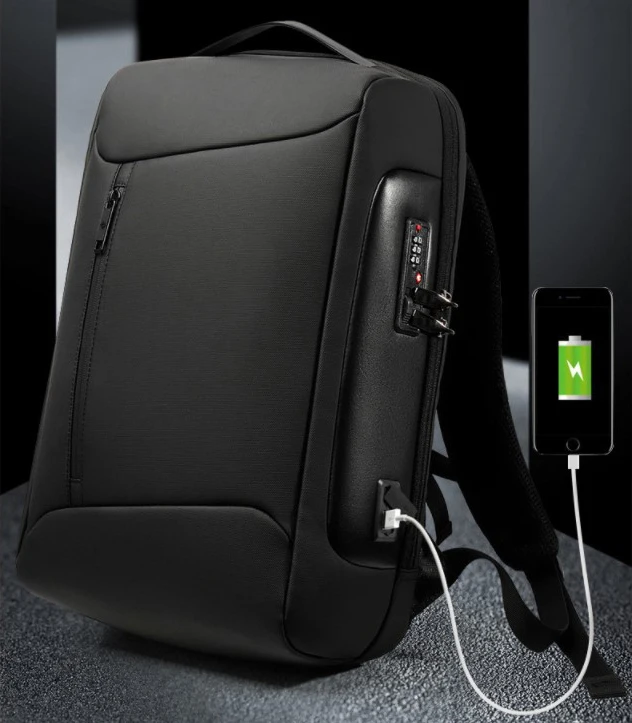 color laptop backpack 16 17 inch oxford leather waterproof USB port business backpack OEM