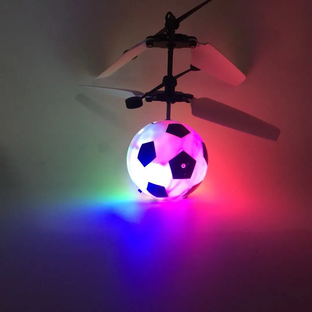 New Boomerang Ball Helicopter  Fly Ball With Led Light Disco Shining Colorful Flying Toys Drones Toys