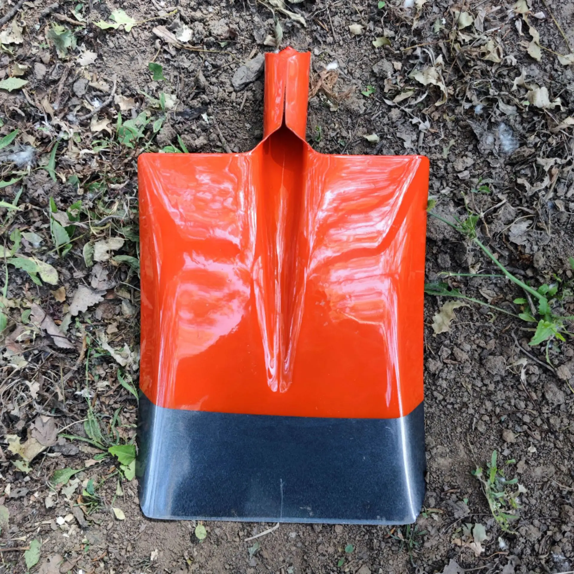 Painted Colored Square Shovel Spade Metal Part of 1.4 mm Thickness Manganese Steel Head for Farming Gardening