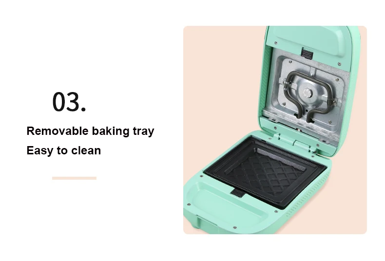 New Design sandwich maker small breakfast maker Waffle Panini Press Egg Toasted for sale mini waffle maker.