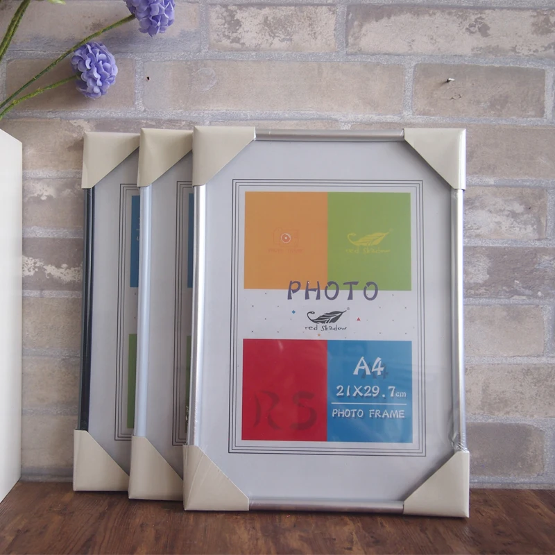 
High Quality Pvc A4 Certificate Frame Custom Simple Photo Frame 