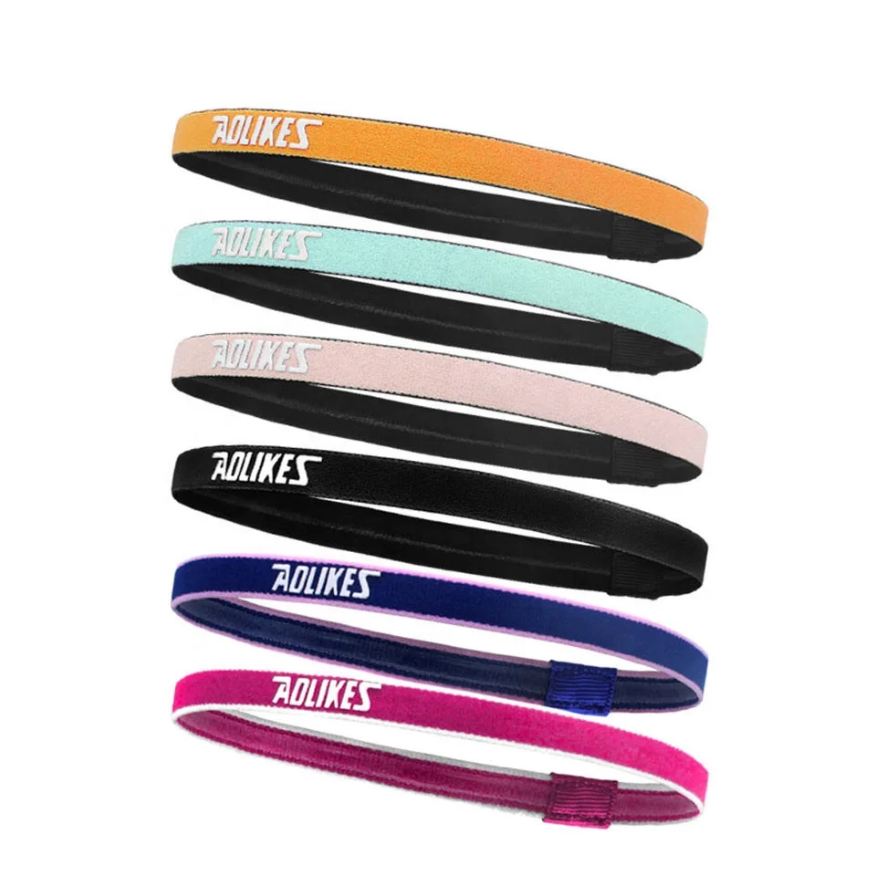 Оптовая продажа, нескользящие спортивные повязки на голову Aolikes для бега