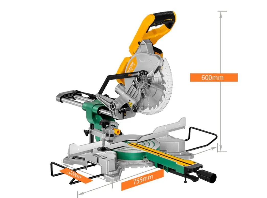 NEW  210mm 1800W Double Sliding Miter Saw Woodworking bench top miter saw
