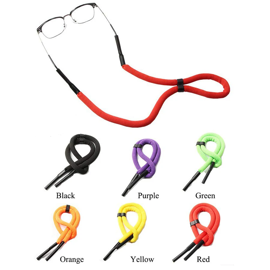 Multi color eyeglasses cord swimming glasses strings retainer floating sunglasses strap eyewear straps for water sports