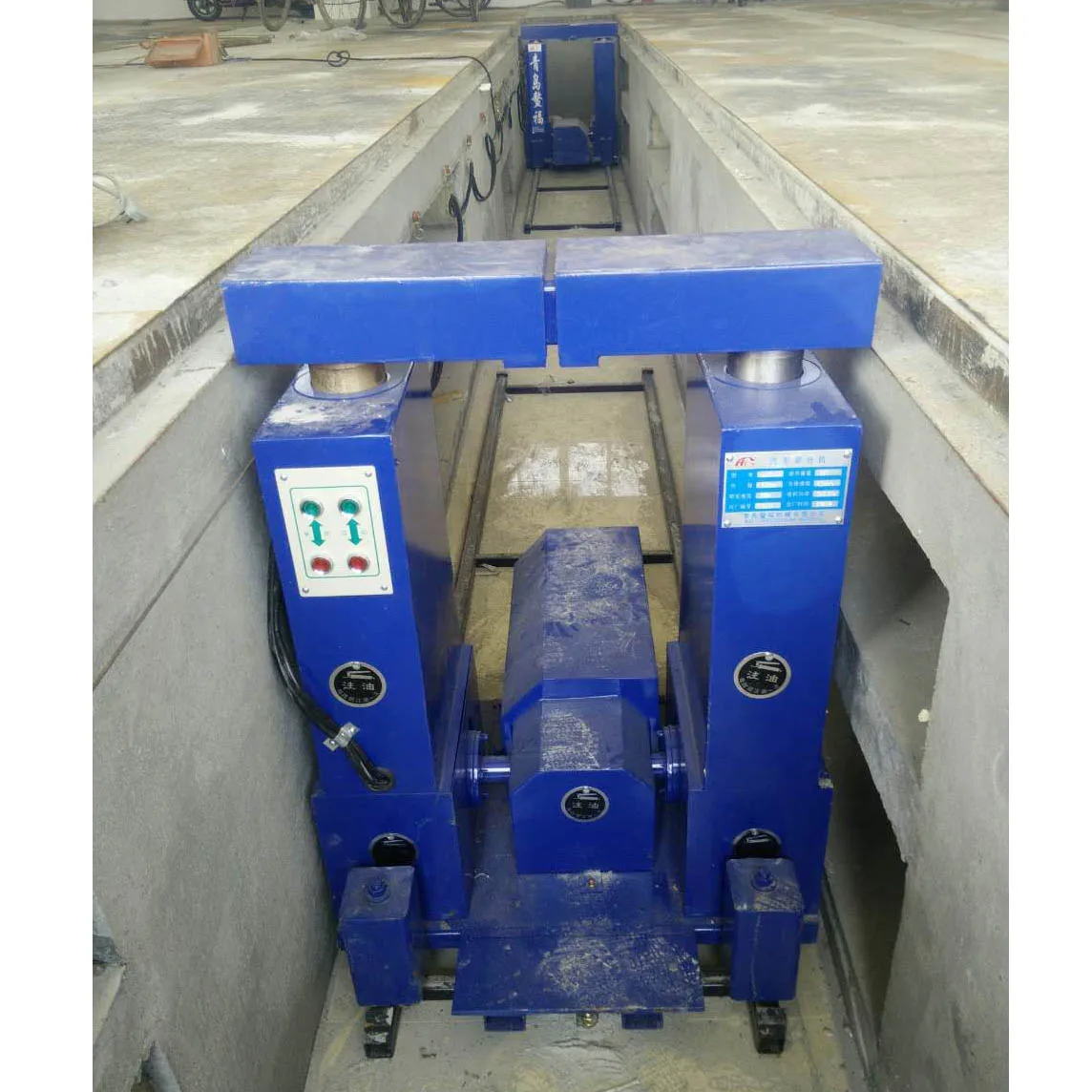 ditch mobile column jack lift 20 t, 30 tons pit lift with two track