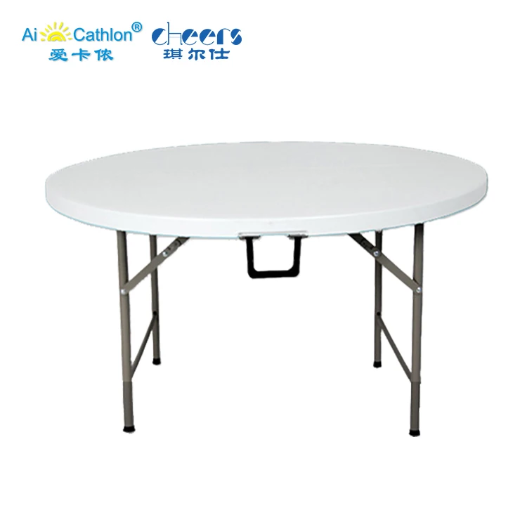 
Quick Shipping 120x 74cm Plastic Folding Round Dining Outdoor White Tables 