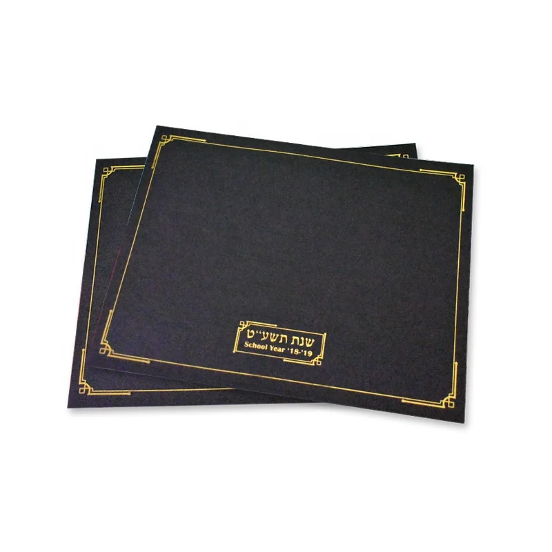 Zuoluo Custom Photo Folders Cardboard Paper Photo Frames Glossy Paper folders for Special Events Graduation