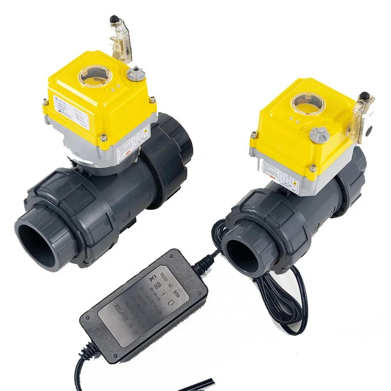 Smart electric valve Tuya APPwifi water valve power off automatic return setting. Smart timing PVC electric water valve