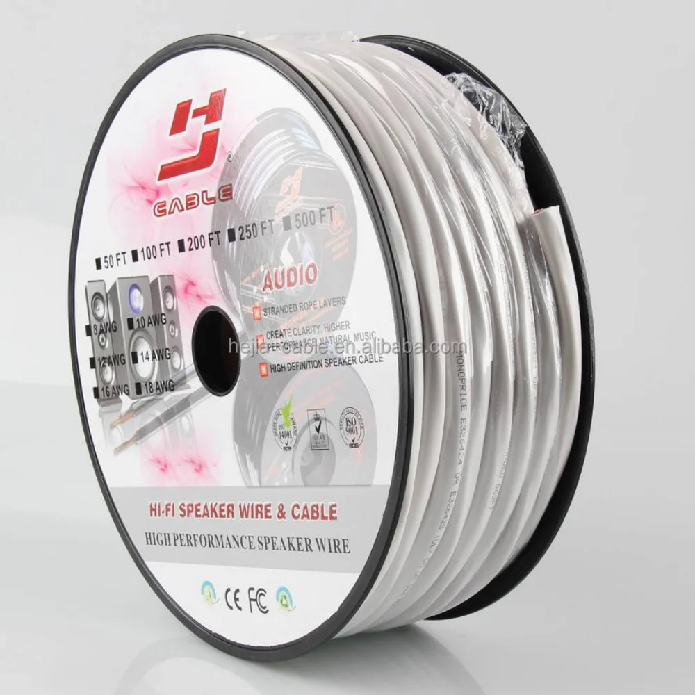 Hi End Speaker Cable Twin Cores 18AWG Double  Twins Speaker Wire OFC Speaker Cable  audio cable