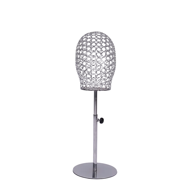 
New fashion wire female male mannequin head with stand for wig hat scarf display sale 