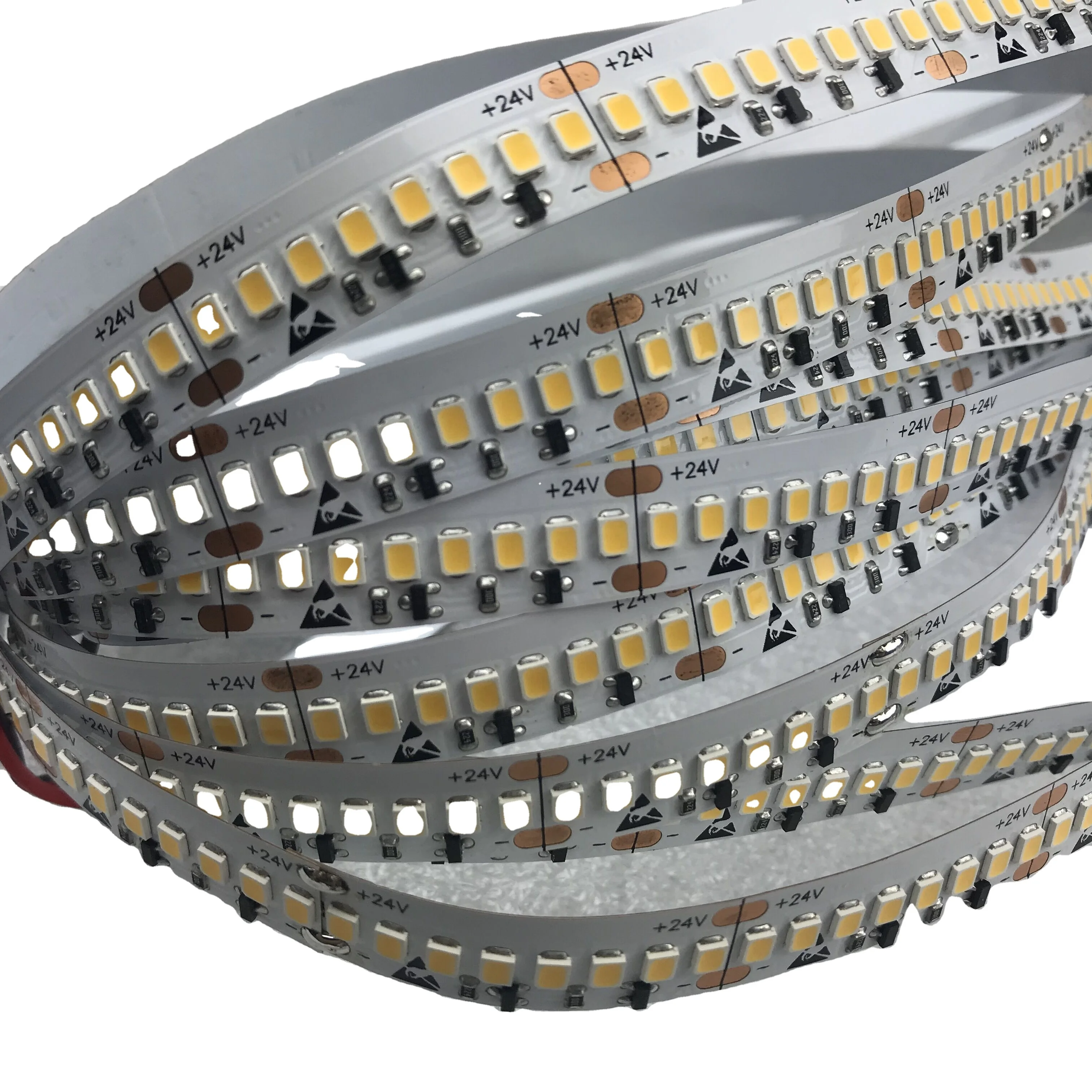 High Efficiency SMD2835 DC24V CC 180Lm/W 4000Lm/m LED Strip Projects Commercial lighting  Constant Current DC24V 22W 11.5W