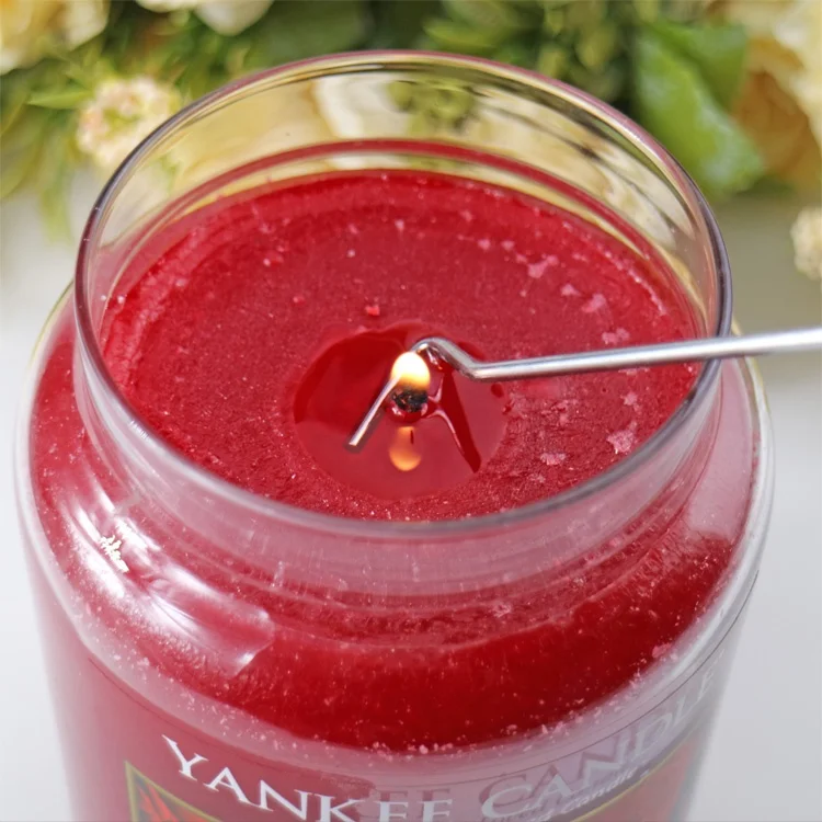 Stainless Steel Put Out Extinguish Candle Wick Dipper Hook Silver Oil Lamp Snuffers Trimmer Scissor Hand Tool Long Handle