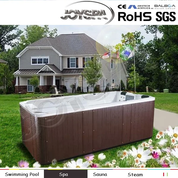 Self cleaning Hydro massage 4 Meters Swim Spa with Exercise Equipment