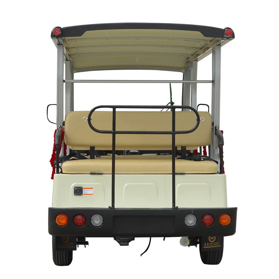 Long Range 80-120KM Lead Acid Battery Powered Tourist City Hotel Shuttle School Passenger Electric Sightseeing Mini Bus