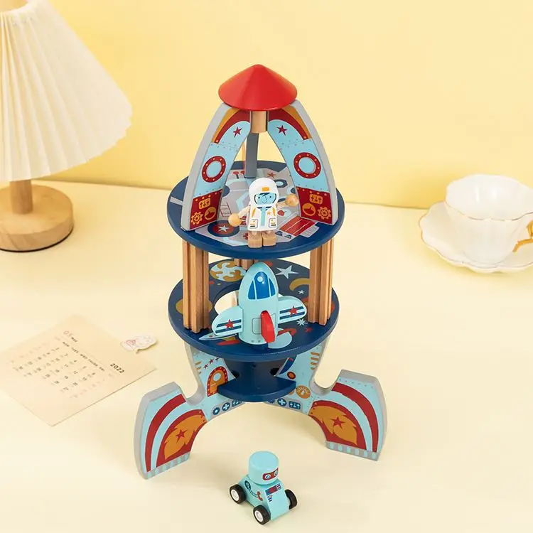 UDEAS Custom diy rocket ship toy product building block puzzle