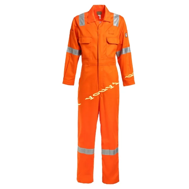 Flame retardant overalls of Shenzhen Youyi Factory 100% cotton safety overalls Oil and gas overalls