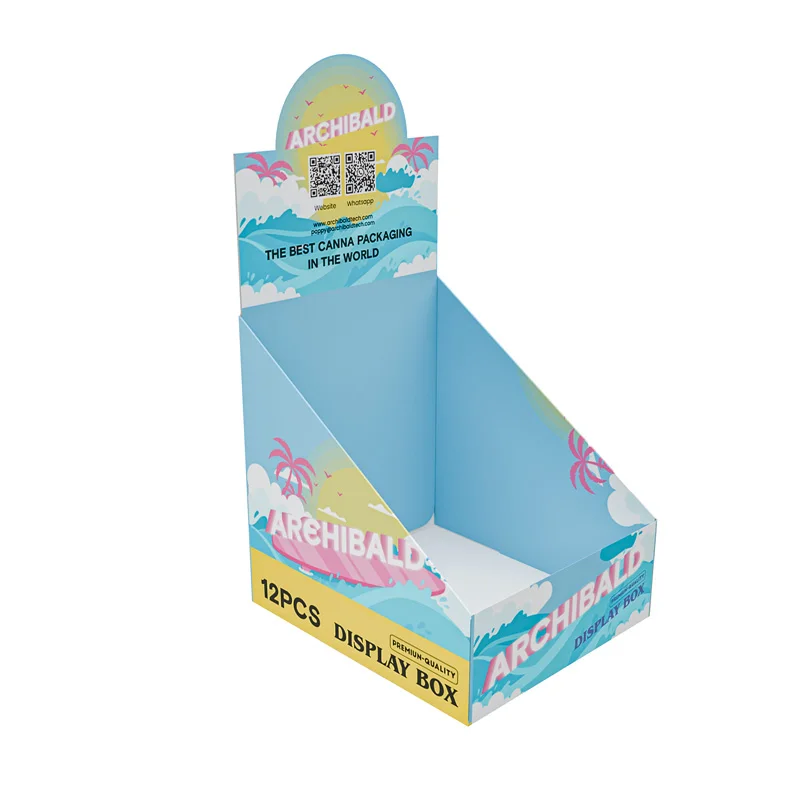 Archibald Pre Roll Packaging Paper Case Display Pre Roll Packaging Box White Glass Jar Packaging Box Small Craft Paper Package