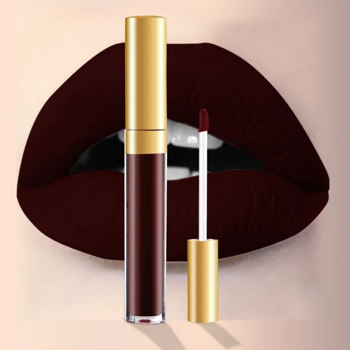 Водостойкий глянцевый блеск для губ от частного бренда, блеск для губ, веганский Матовый жидкий блеск для губ