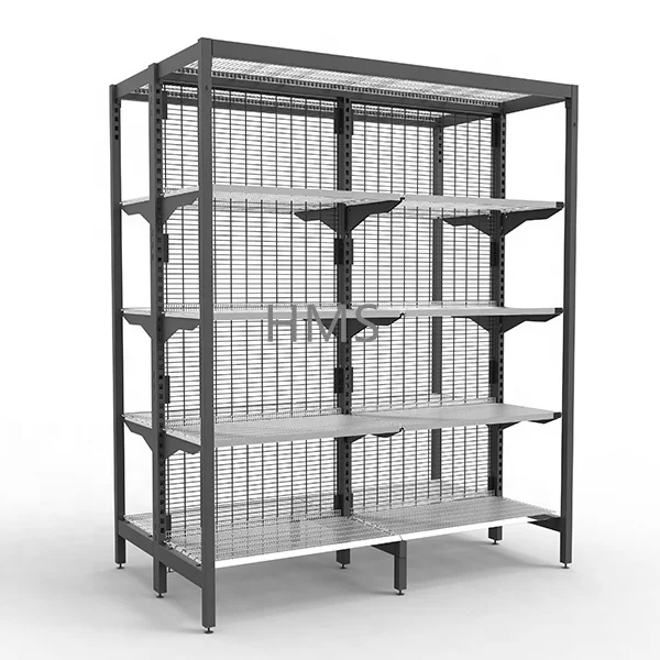 Australia IGA Outrigger Supermarket Shelf Metal Storage Shelf Display Rack