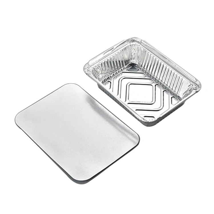 Manufacturer Disposable Aluminum Foil Take Away Food Boxes Aluminium Fod Container Foil