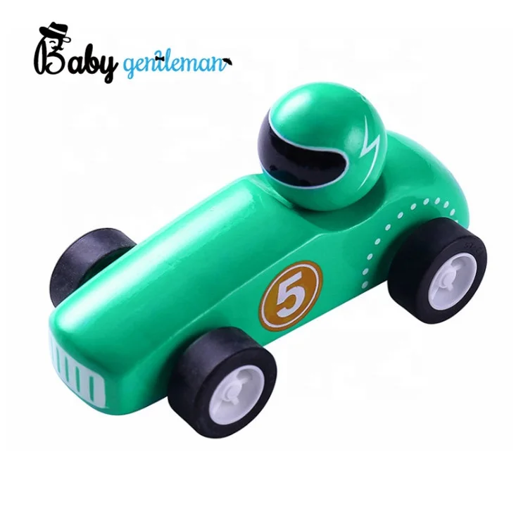 2023 Top sale playing wooden police car toy mini vehicle model for kids Z04434A