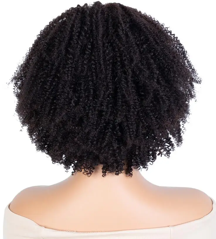 Brazilian Pixie Cut Short Swiss kinky Curly Glue Adhesive Waterproof Transparent Wig Frontal Human Hair 13*4 Lace Front Wigs