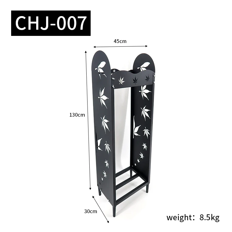 Firewood metal rack fireplace log holder fireplace pit wood firewood