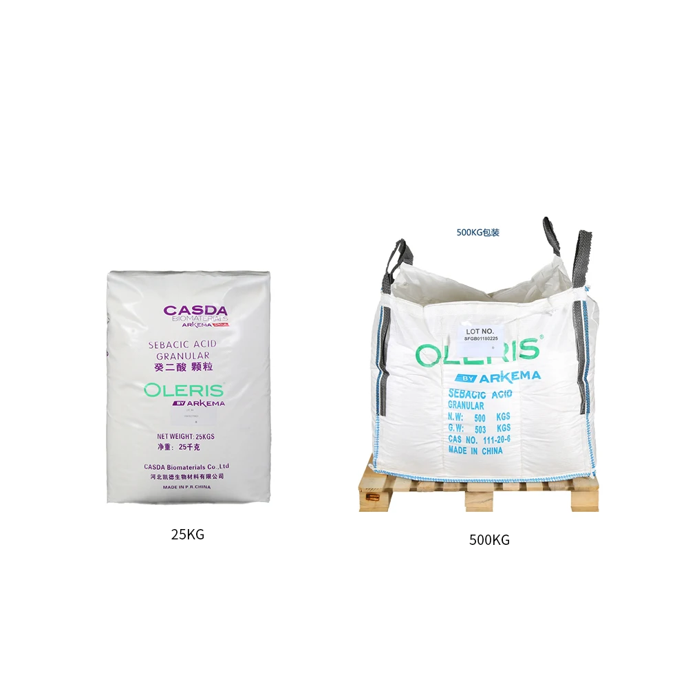 Industry Grade 99% Antioxidant Decanedioicacid/Sebacic Acid Powder