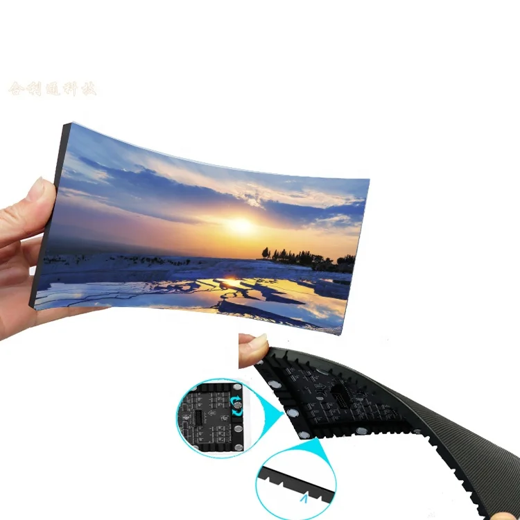 modular led screen screen display led flexible video wall panel led flexible video wall panel Indoor flexible electronic screen
