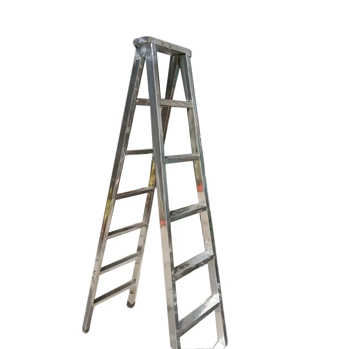 Heavy duty Stainless Steel 3 5 8 steps Folding Boat Ladder portable foldable ladders For Indoor Outdoor use