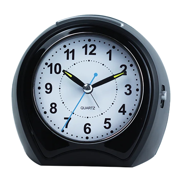 iMSH BM12301 Quartz analog alarm clocks table bedside alarm clock wecker despertador desktop custom round analogue alarm clocks