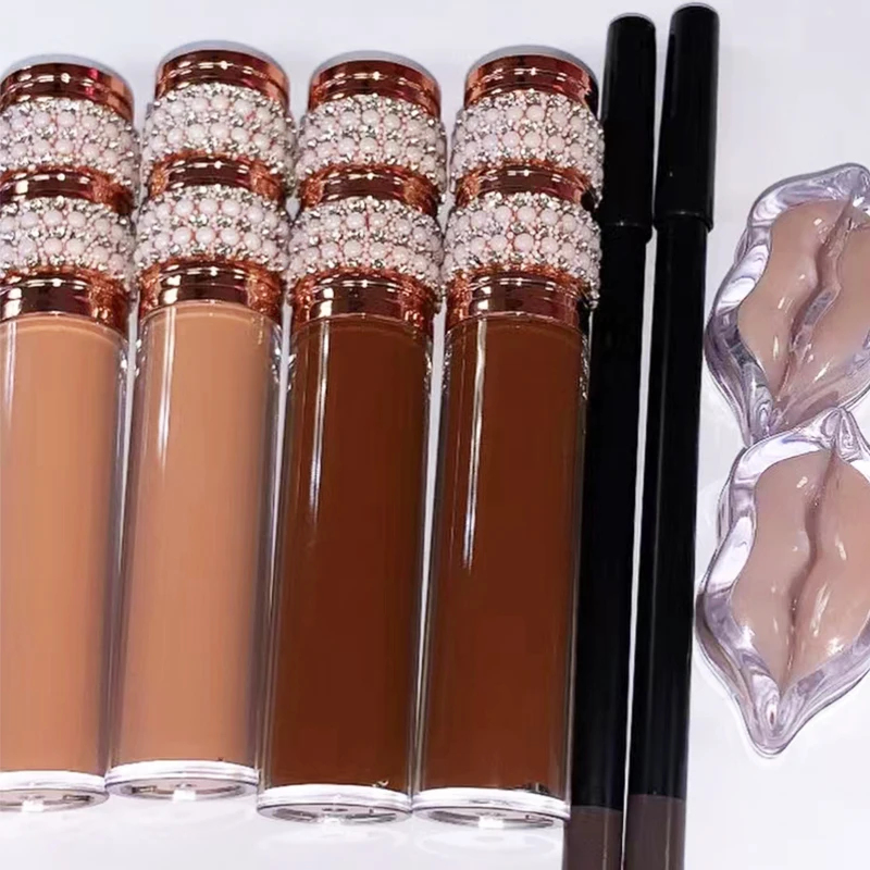Private Label Pigment Set Lipgloss Vendor Lip Gloss with printing logo