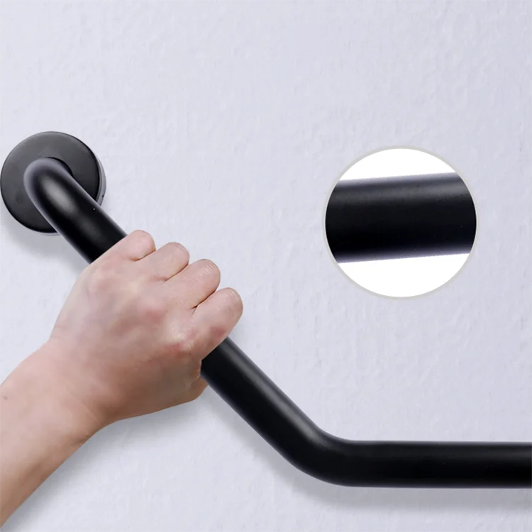 Bathroom Accessories Wall Mount Angled Shower Safety Hospital Bath Grab Bar Handle