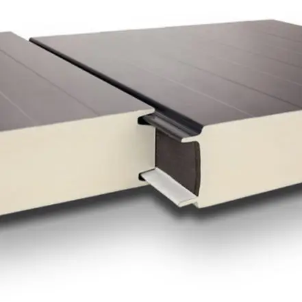 CE Exterior Fireproof Thermal Insulation EPS/Rock Wool/PU /PUR/PIR panneaux Sandwich Panel Wall and Roof for warehouse Cold room