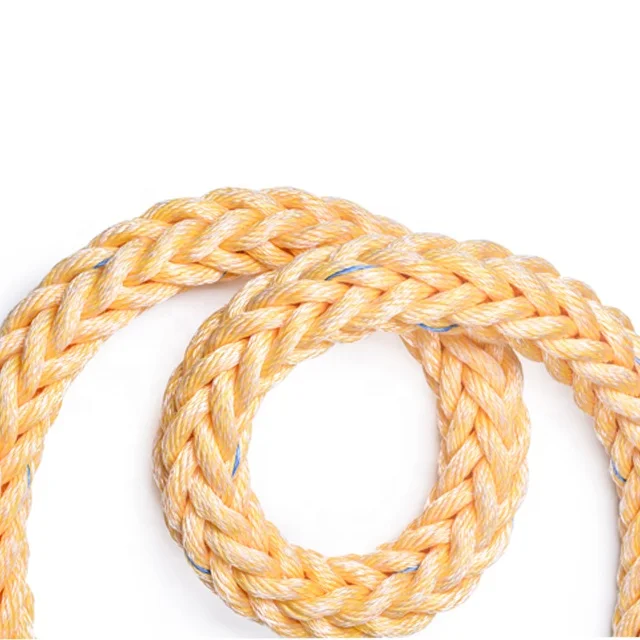 Warping hawser 8 нитей 72 мм швартовная линия 12 нитей ПЭТ и ПП смешанный канат для морского швартовки