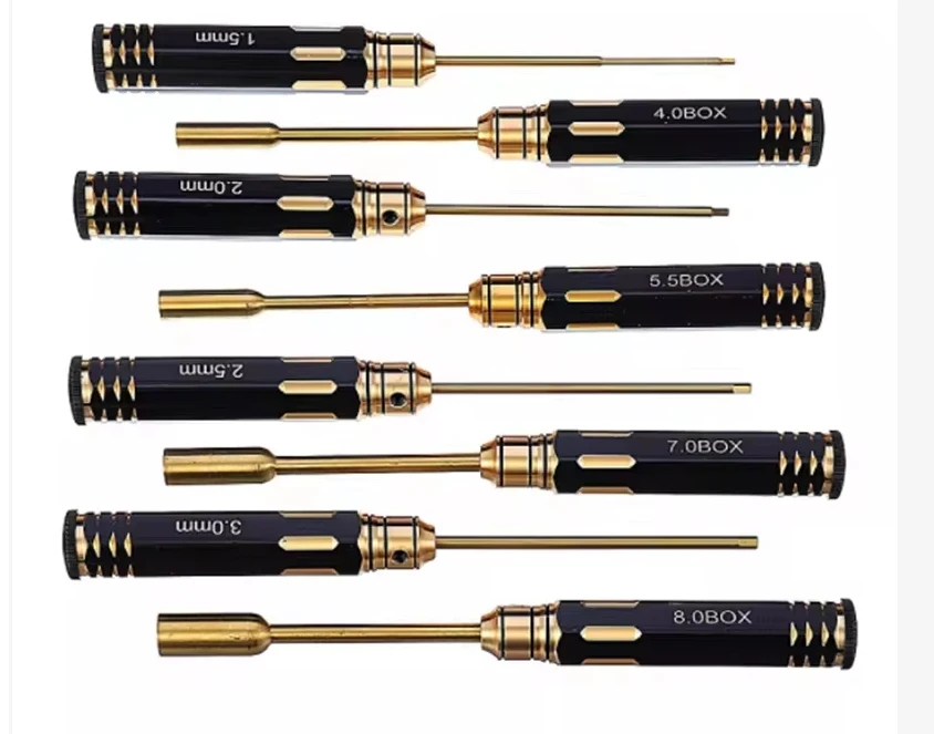 Hot Sale 16-in-1 Multi-Function Non-Slip Steel Handle Screwdriver Set Hex Head for RC Car/Airplane