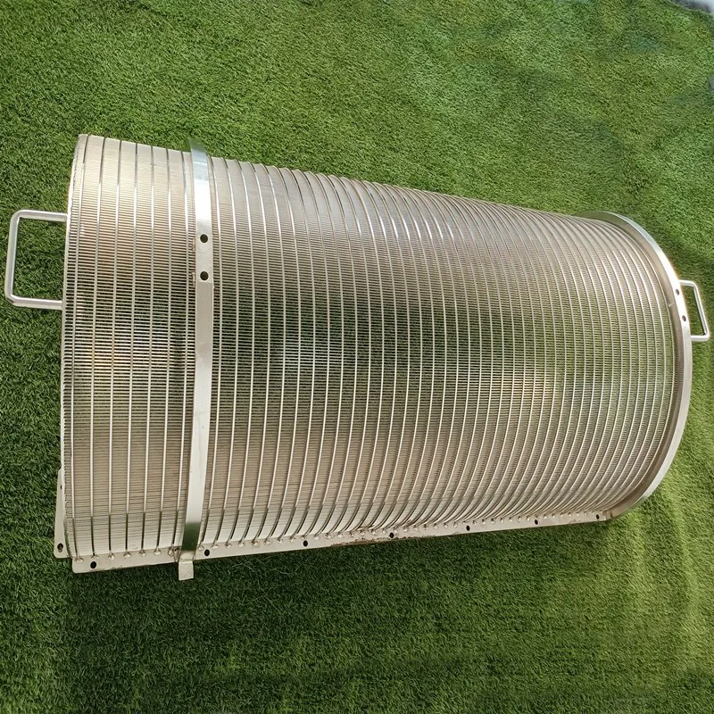 BTO SLOT Wedge Wire Stainless Steel downspout screens Sieve bends for koi fish pond