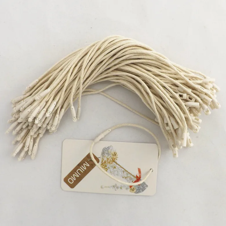 20cm long High quality Cotton Hangtag Cord Clothing tag hanging string
