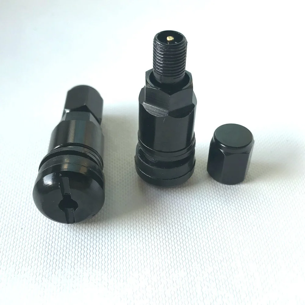 Car valve MS525 aluminum alloy stem black