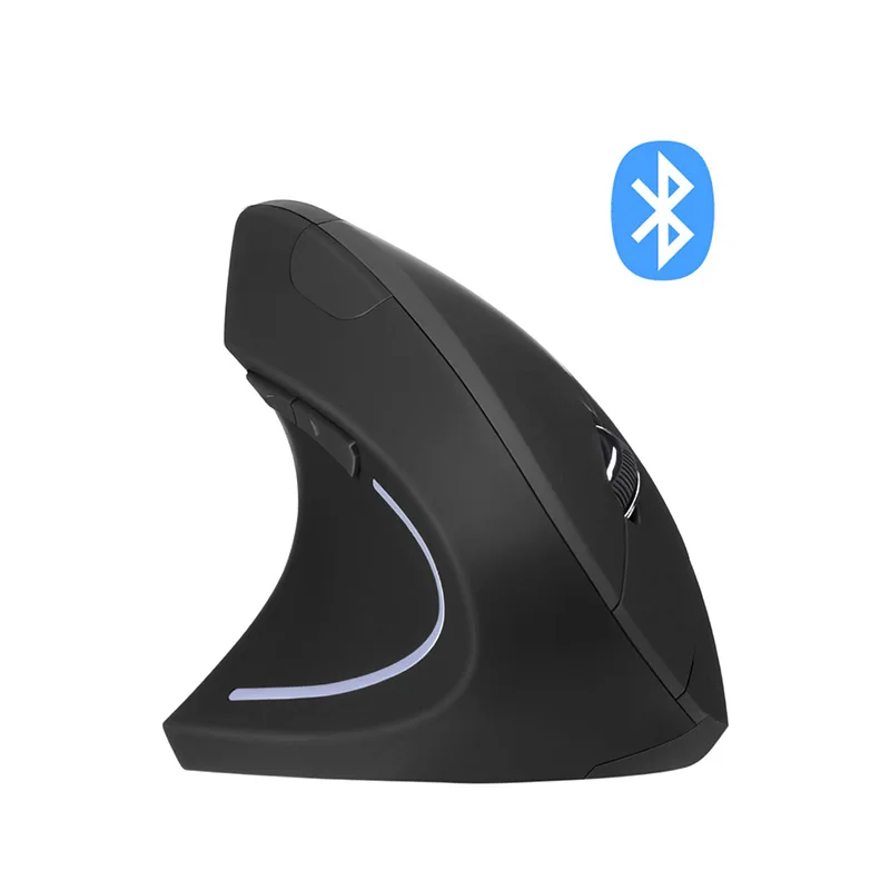 Беспроводная Вертикальная Эргономичная мышь BUBM AAA с аккумулятором 2,4G BT 3,0